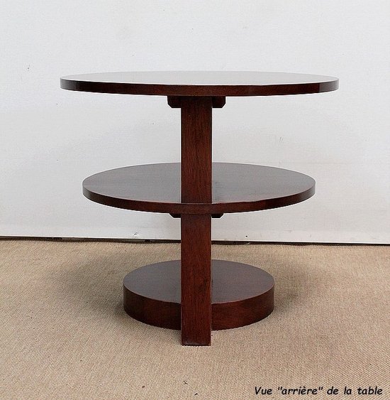 Table Basse en Acajou massif, Art Déco – 1930