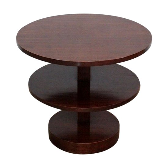 Table Basse en Acajou massif, Art Déco – 1930