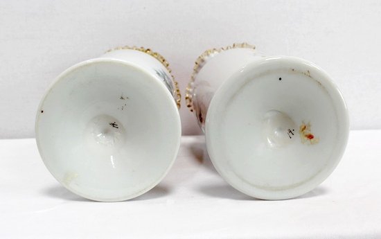 Important Pair of Opaline Vases – 1900