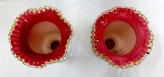 Important Pair of Opaline Vases – 1900