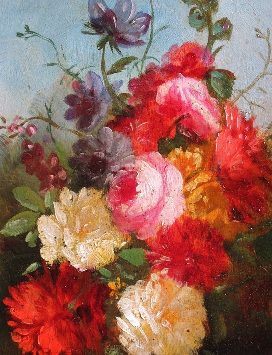 Paire De Bouquets, XIXe Siècle.