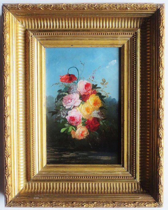 Paire De Bouquets, XIXe Siècle.