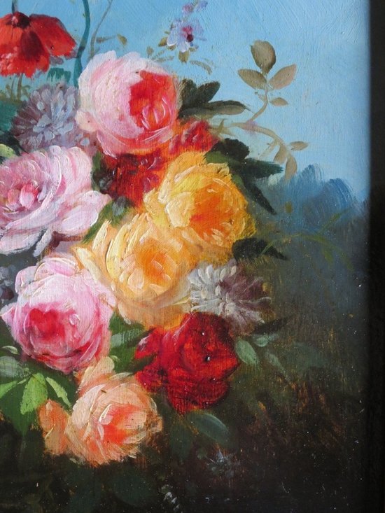 Paire De Bouquets, XIXe Siècle.