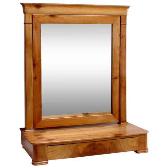 Psyché de Commode en Merisier Massif, époque Restauration – 1ère moitié du XIXe
