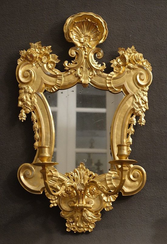 Paire De Grandes Appliques Louis XIV, XIXème