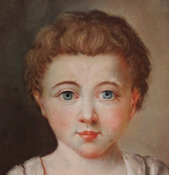 Portrait of Eleanor, pastel of Louis XV period.
