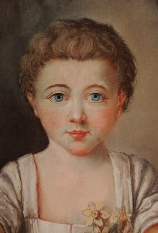 Portrait of Eleanor, pastel of Louis XV period.