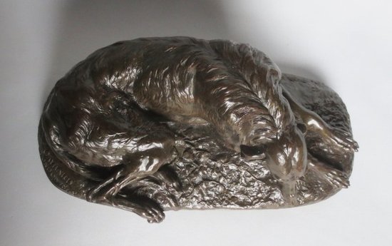 Beschichteter Windhund Gezeichnet Gayrard.