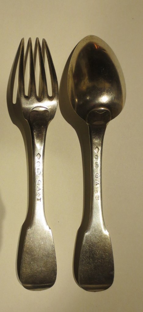 Pair Of Cutlery Empire Period.