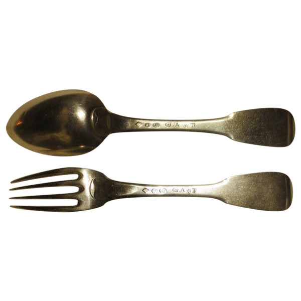 Pair Of Cutlery Empire Period.