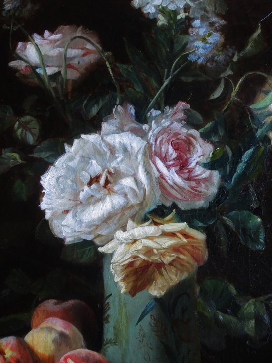 Bouquet Signé C. Gontier, XIXe Siècle.