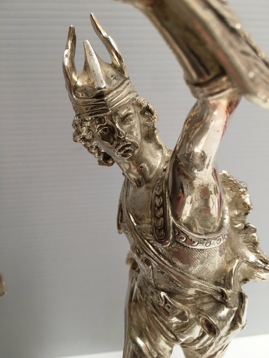 Due soggetti in bronzo argentato XIX° RANCOULLET