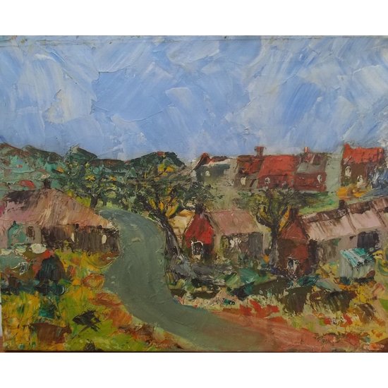 Pierre LASSALE ( né en 1939 ) paysage  de Vendée.