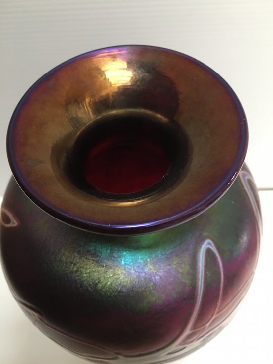 R. HILD ART KLAN vase circa 1920 (LOETZ)