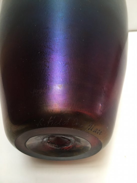 R. HILD ART KLAN vase circa 1920 (LOETZ)