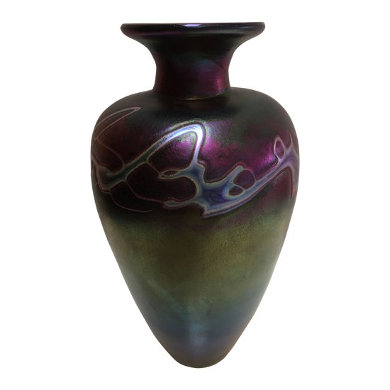 R. HILD ART KLAN vase circa 1920 (LOETZ)
