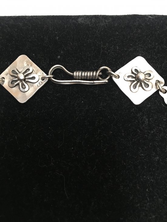COLLIER ARGENT MASSIF ART DÉCO