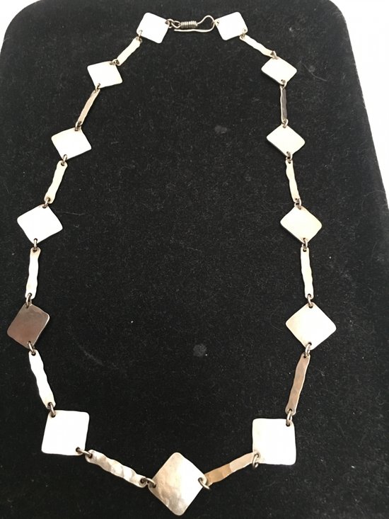 COLLIER ARGENT MASSIF ART DÉCO