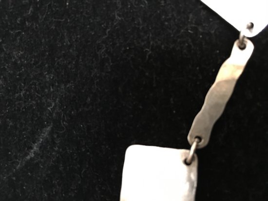 COLLIER ARGENT MASSIF ART DÉCO