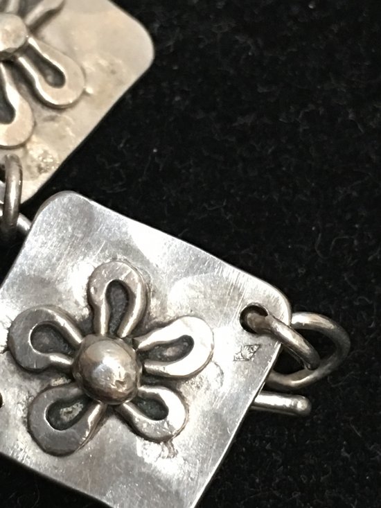 COLLIER ARGENT MASSIF ART DÉCO