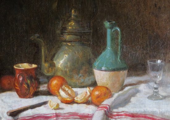 Stilleben signiert H. Fontaine.