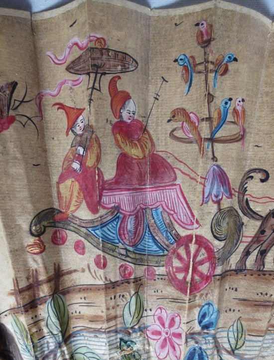Mid 18th century fan.