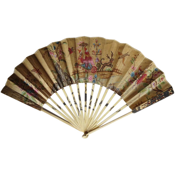 Mid 18th century fan.