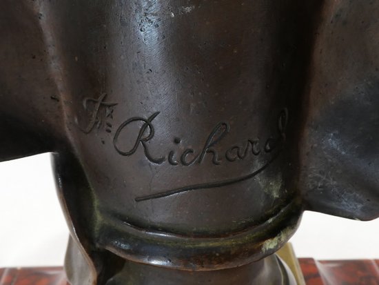Felix Pierre RICHARD "ESPERANCE" Bronzo del XIX secolo