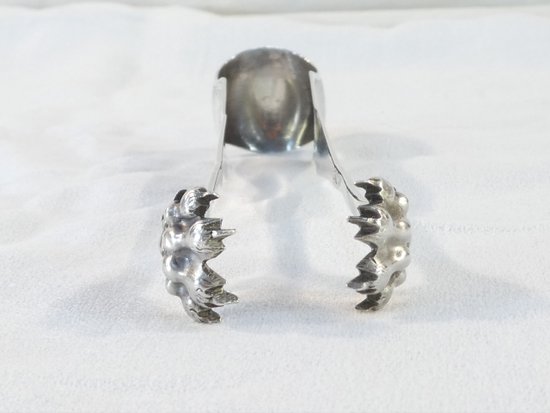 Sugar tongs in STERLING SILVER, 19th century, goldsmith Paul MASSAT