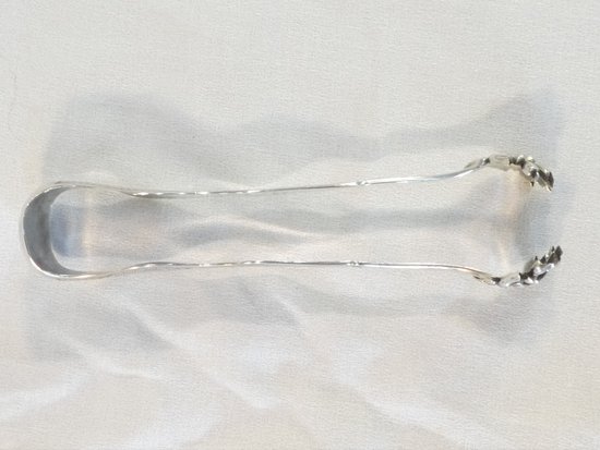 Sugar tongs in STERLING SILVER, 19th century, goldsmith Paul MASSAT