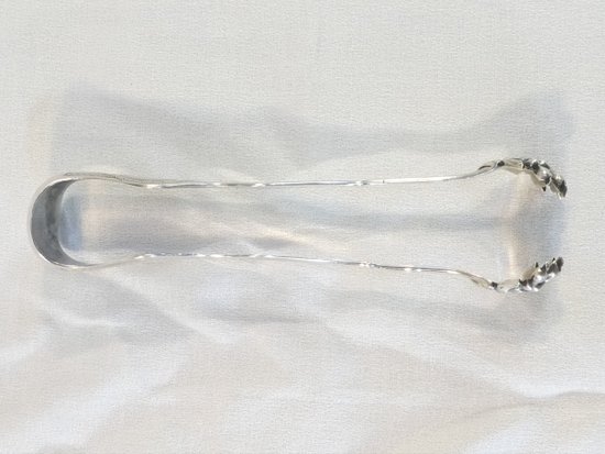 Sugar tongs in STERLING SILVER, 19th century, goldsmith Paul MASSAT