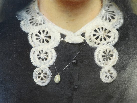 Öl auf Leinwand Porträt einer jungen Frau Signiert LESPINASSE 1907
