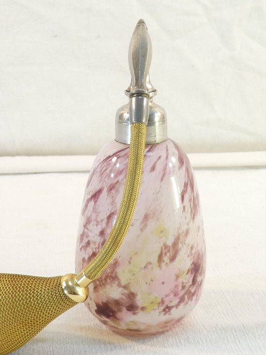Parfümzerstäuber DELATTE NANCY aus Glas Marmoreen ART DECO