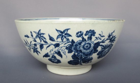 Porcelain From Caughley 18th Century.