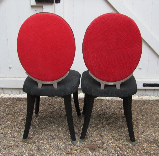 Set of Four Medallion Chairs