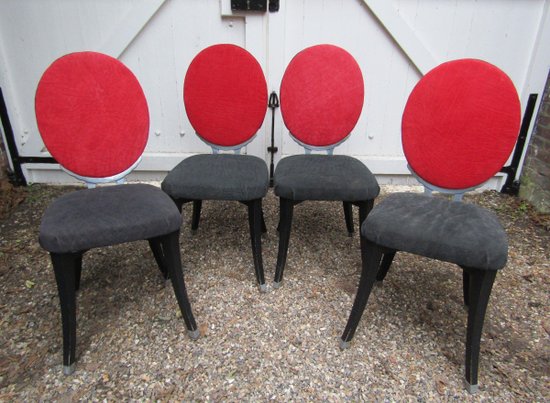 Set of Four Medallion Chairs