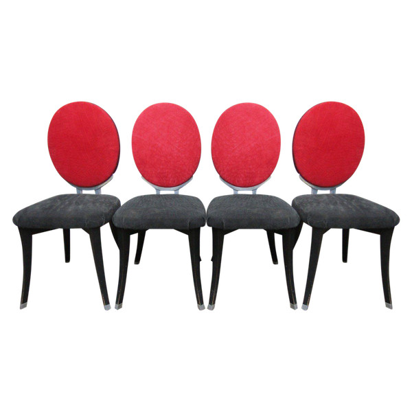 Set of Four Medallion Chairs