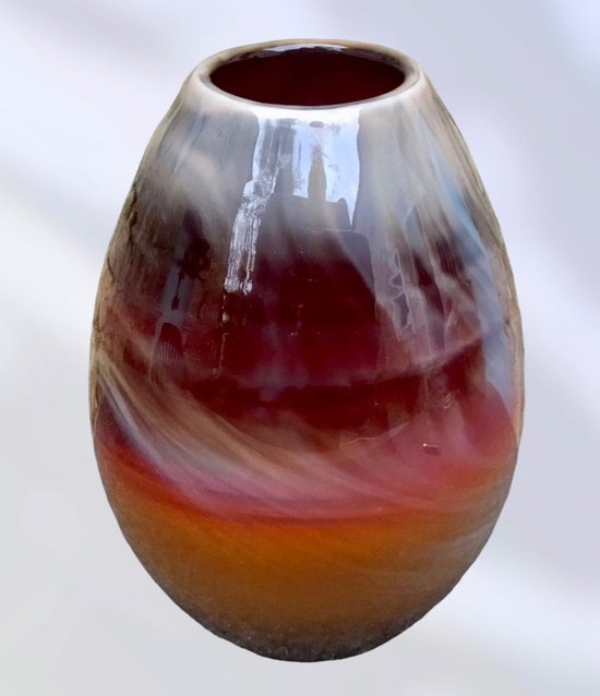 Blown glass vase