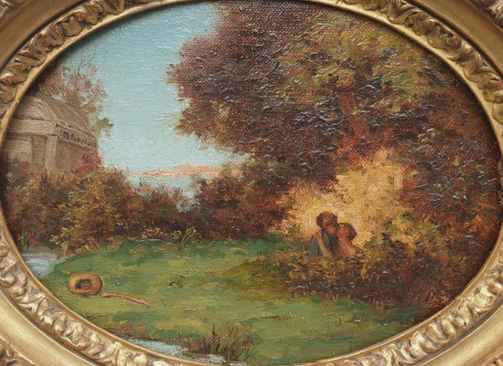 Jean Marcel POUSSART - Paesaggio bucolico