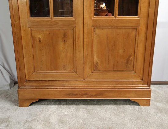 Armoire-Bibliothèque en Merisier Massif – fin XIXe