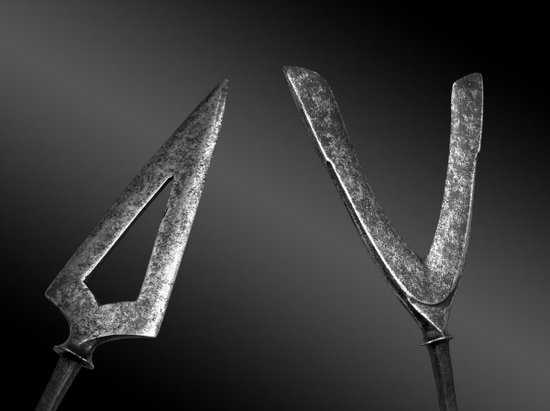 Japanese arrowheads called Yanone or Yajiri - Edo period (1603-1868)