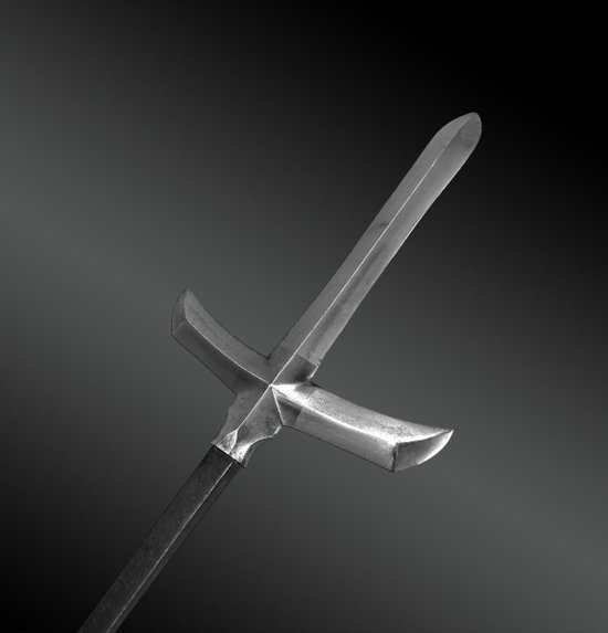 Japanese spear point, Yari, Jyu-Monji type - Edo period (1603-1868)