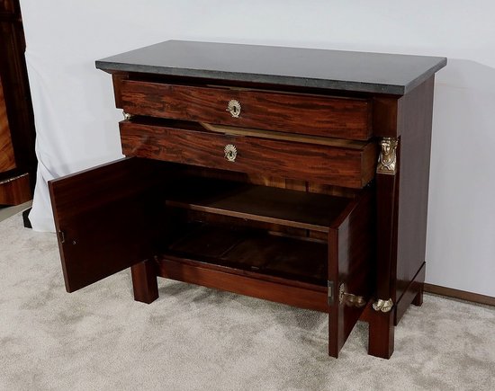 Mahogany small sideboard, Directoire, Return from Egypt - End of XIXth century