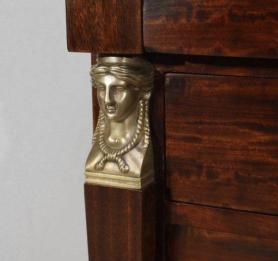 Mahogany small sideboard, Directoire, Return from Egypt - End of XIXth century
