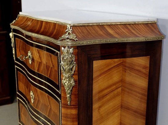 Segretario in legno pregiato, periodo Napoleone III - metà del XIX secolo