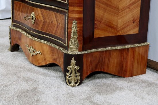 Segretario in legno pregiato, periodo Napoleone III - metà del XIX secolo