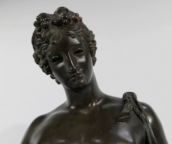 Importante "Narciso" in bronzo di M. Amodio - Fine XIX secolo