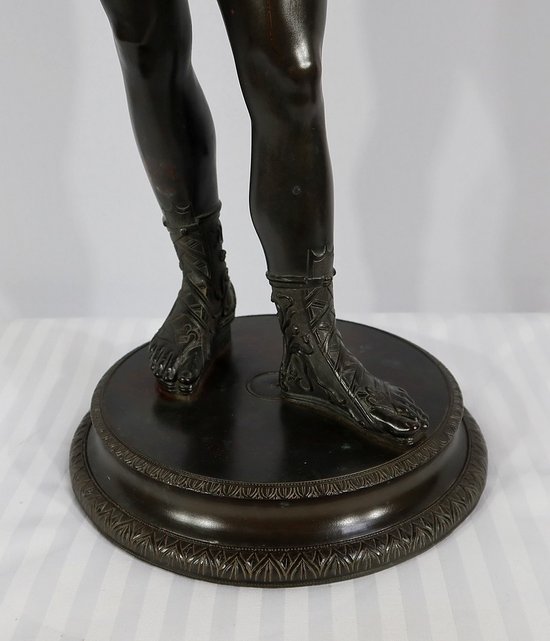 Importante "Narciso" in bronzo di M. Amodio - Fine XIX secolo