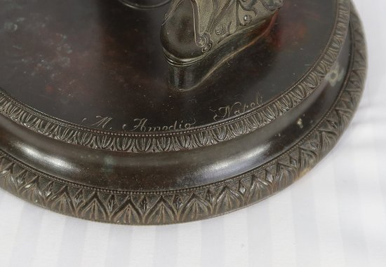 Importante "Narciso" in bronzo di M. Amodio - Fine XIX secolo