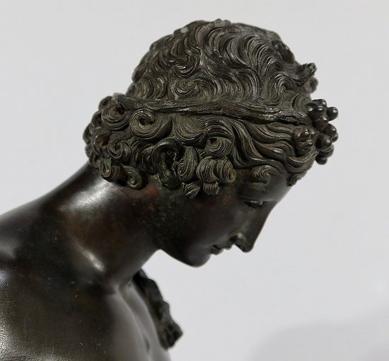 Importante "Narciso" in bronzo di M. Amodio - Fine XIX secolo